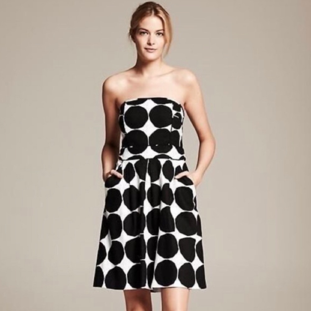 Banana Republic Marimekko collection mod dot dress